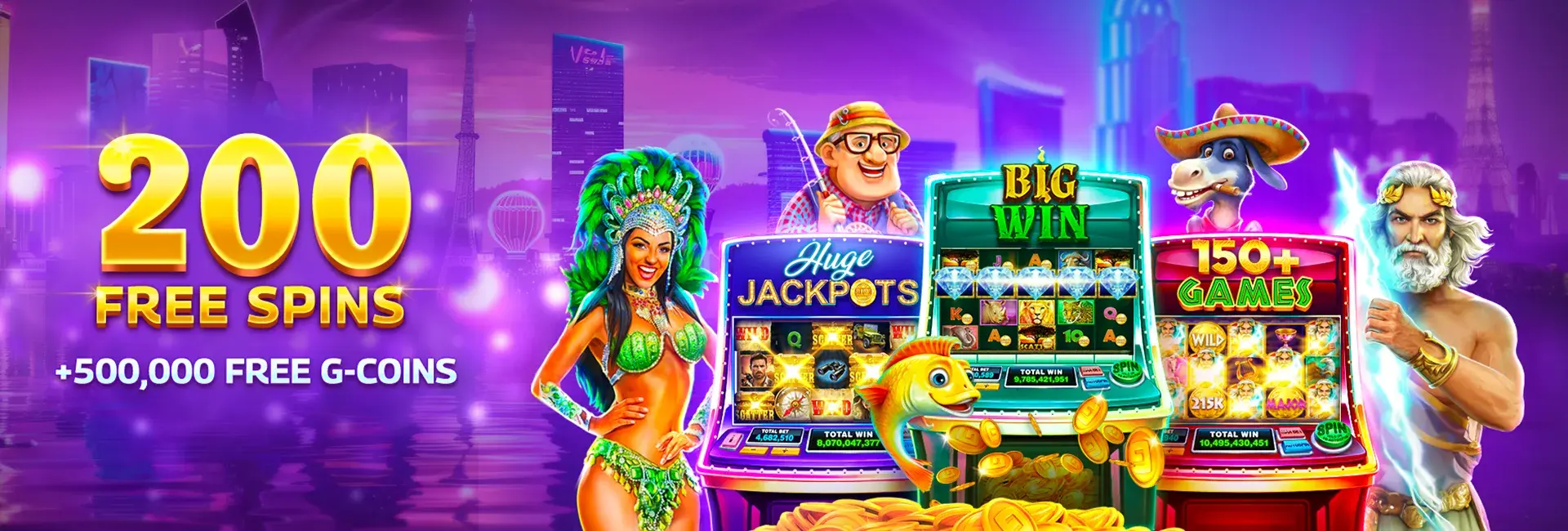 Banner: Free Slots With Bonus Gambino Slots