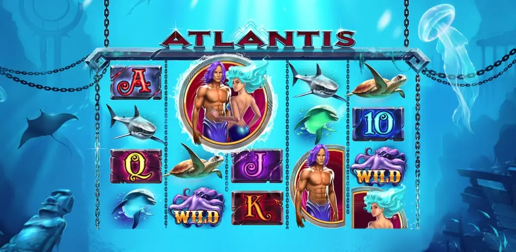 Atlantis Slot Game Dashboard