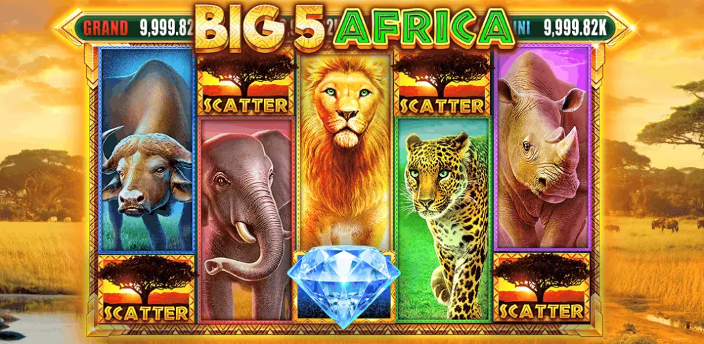 Big 5 Africa Slot Main Dashboard