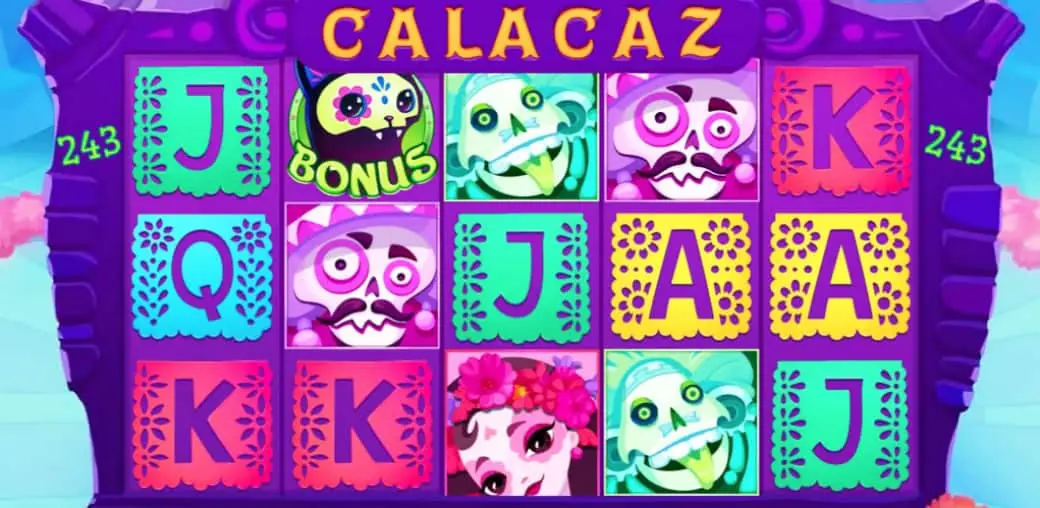 Calacaz Slot Game Dashboard