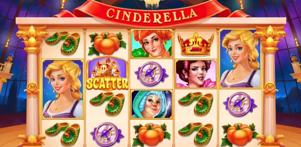 Cinderella Slot Game Dashboard