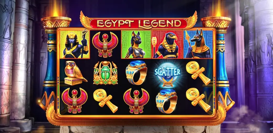 Egypt Legends Slot Game Dashboard