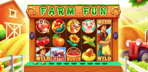 Farm Fun Slot Game Dashboard