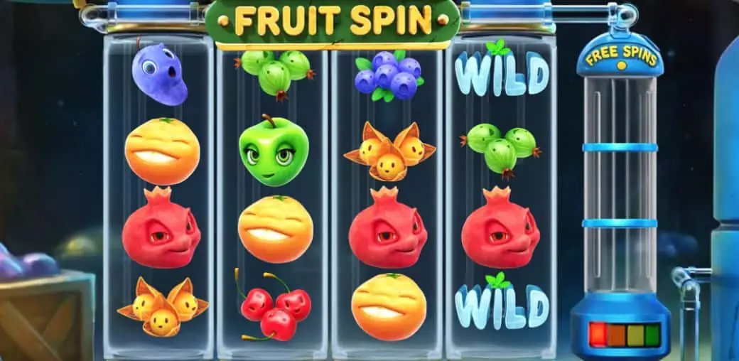 Fruit Spin Slot Game Dashboard