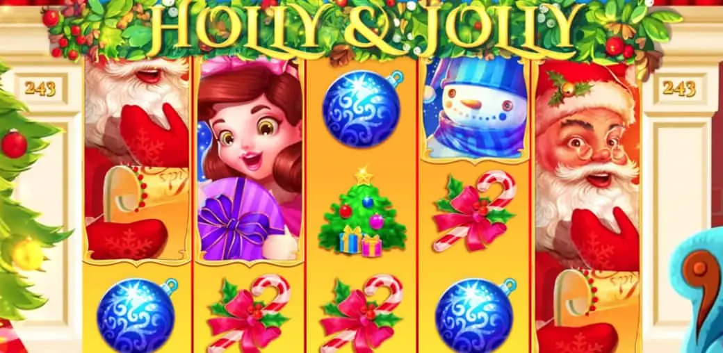 Holly & Jolly Slot Game Dashboard