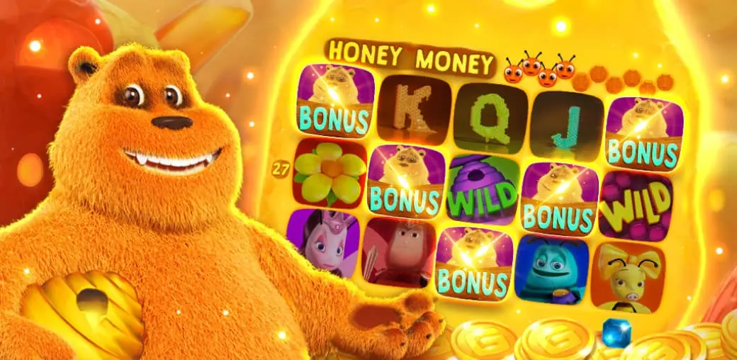 Honey Money Slot Game Dashboard