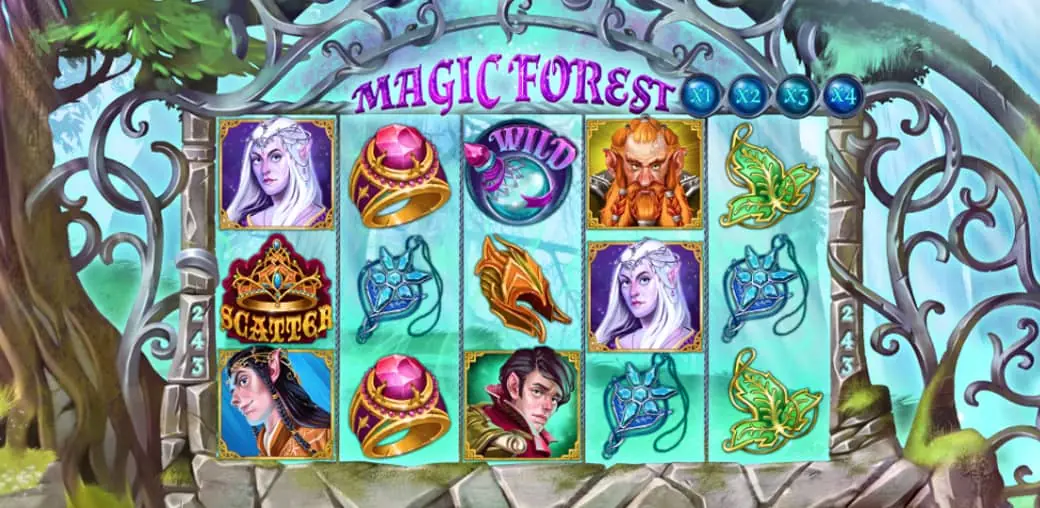Magic Forest Slot Game Dashboard