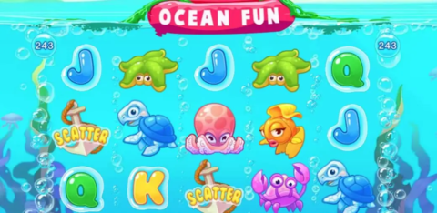 Ocean Fun Slot Game Dashboard