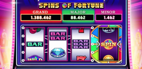 Spins of Fortune Slot Game Dashboard