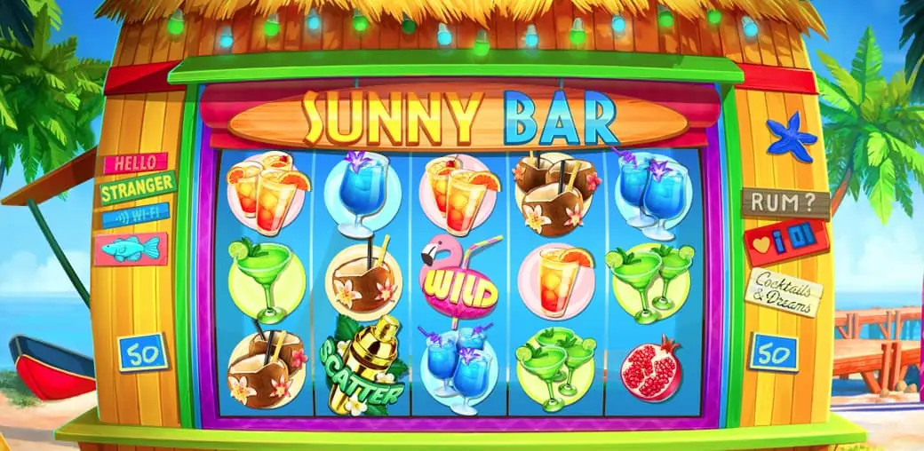Sunny Bar Slot Game Dashboard