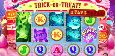 Trick-or Treat Slot Game Dashboard