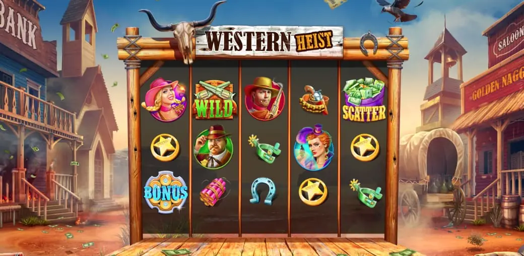 Western Heist Slot Game Dashboard