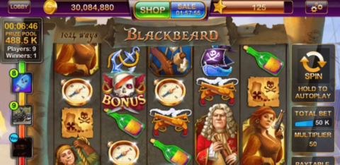 Blackeard Free Slot Game Dashboard