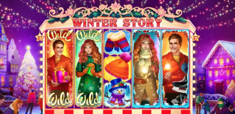 Winter Story Slot Game Dashboard