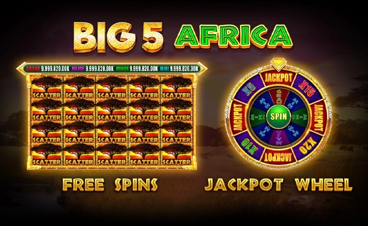 Big 5 Africa free slot machines with free spins no download