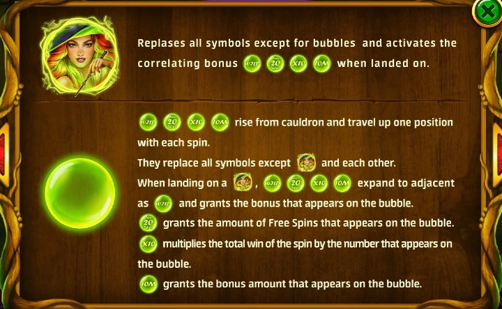 Wild Witch online slots with free spins
