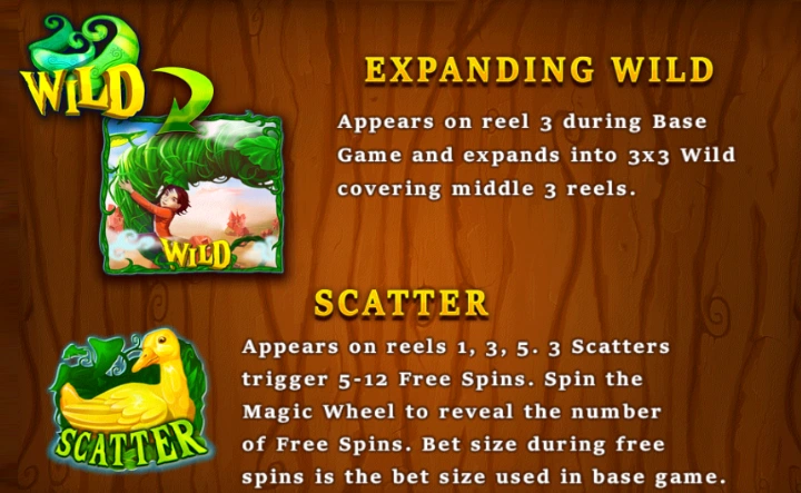 Magic Beanstalk online slots with free spins
