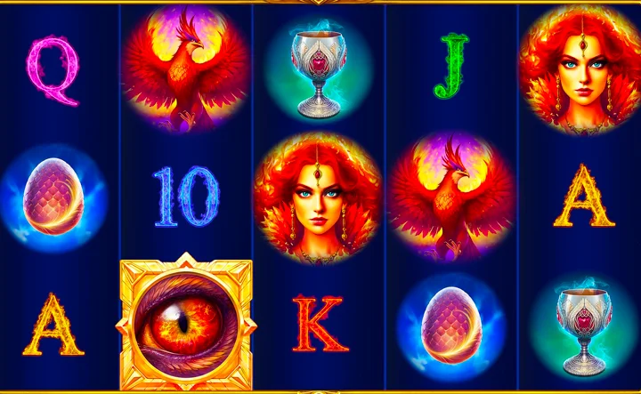 Free Slots Phoenix Flames Symbols