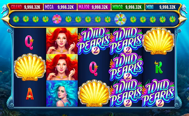Spin for wild bonuses on Wild Pearls 2