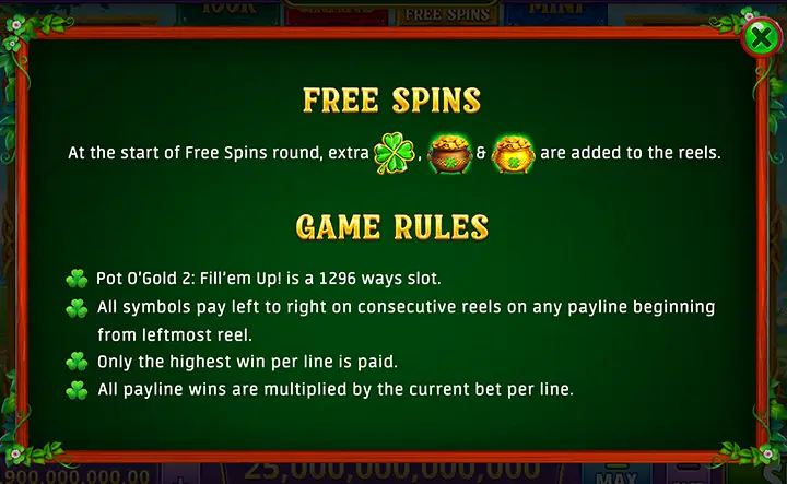 Free Spins in Land O’ Fortune Slot Machine