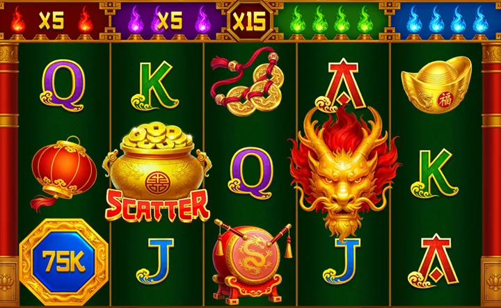 Wild Dragons Free Slots Online Gameplay 