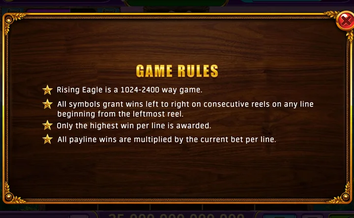 Rising Eagle in Slot Machine