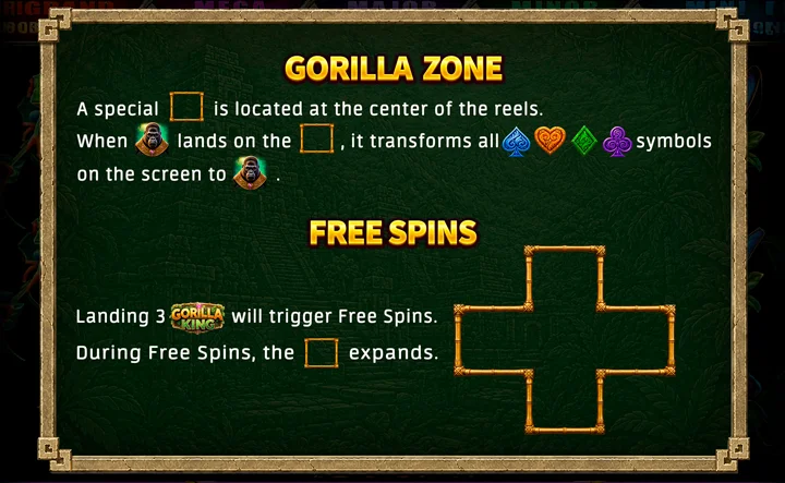 Gorilla King Free Slots Online Gameplay